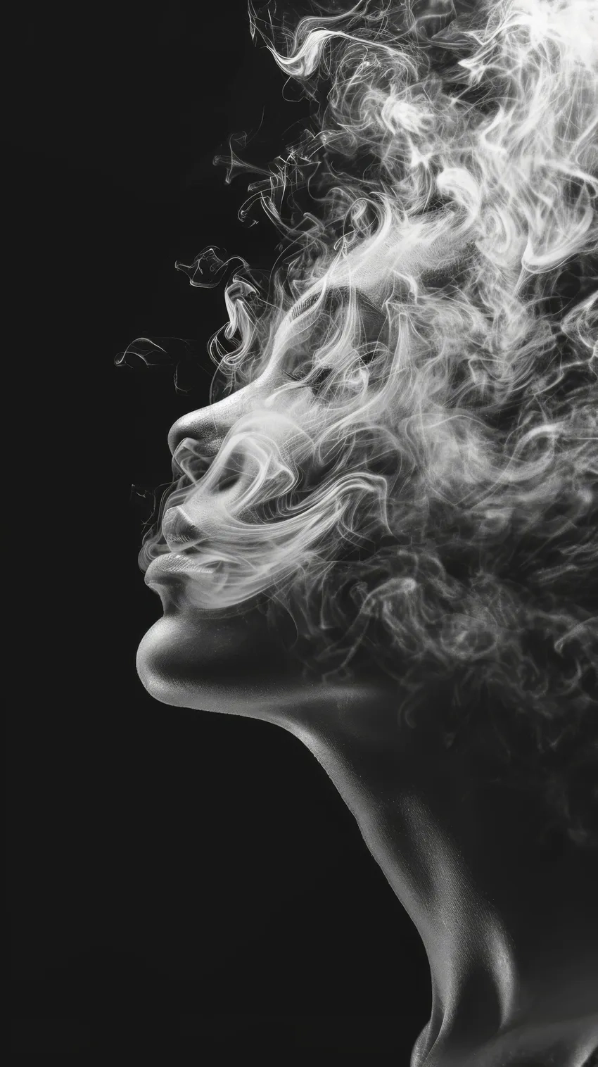 Ảnh khói studio chất lượng cao, sáng tạo tuyệt vời