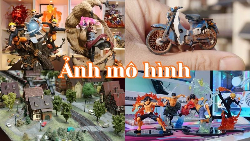 Nghệ thuật nhiếp ảnh trong thế giới ảnh mô hình