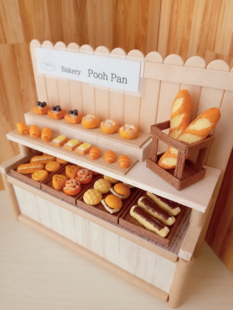 Chụp ảnh sống động với bánh mì tiny food