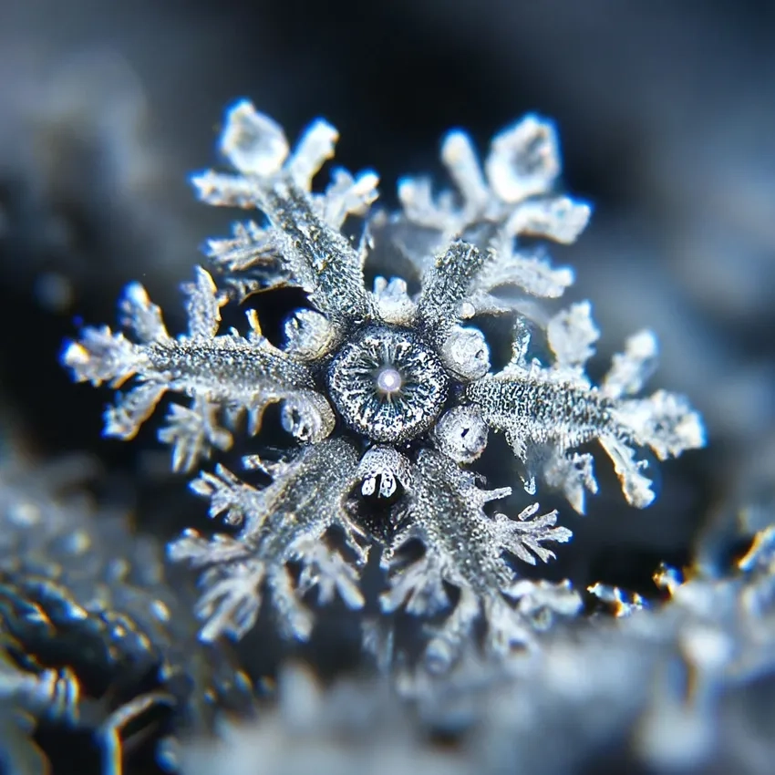 Sự tinh tế mùa đông lan tỏa trong hình nền bông tuyết HD