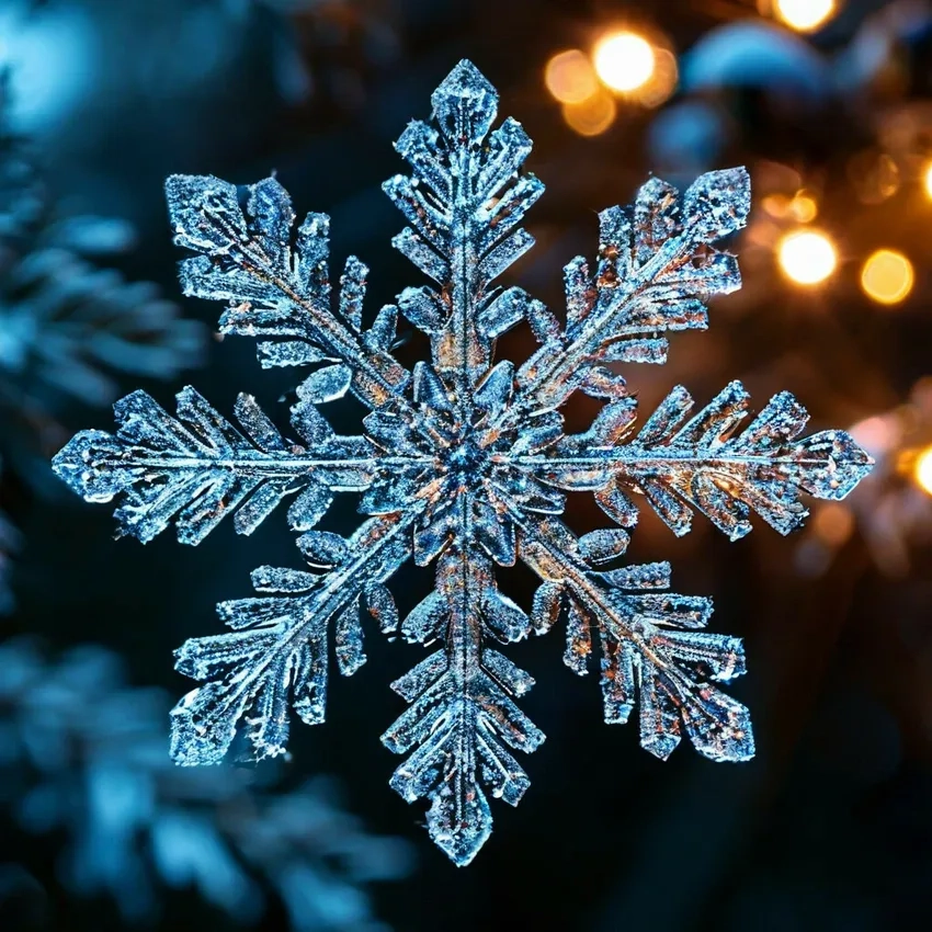 Khung trời lạnh giá được tái hiện qua ảnh tuyết rơi chất lượng cao