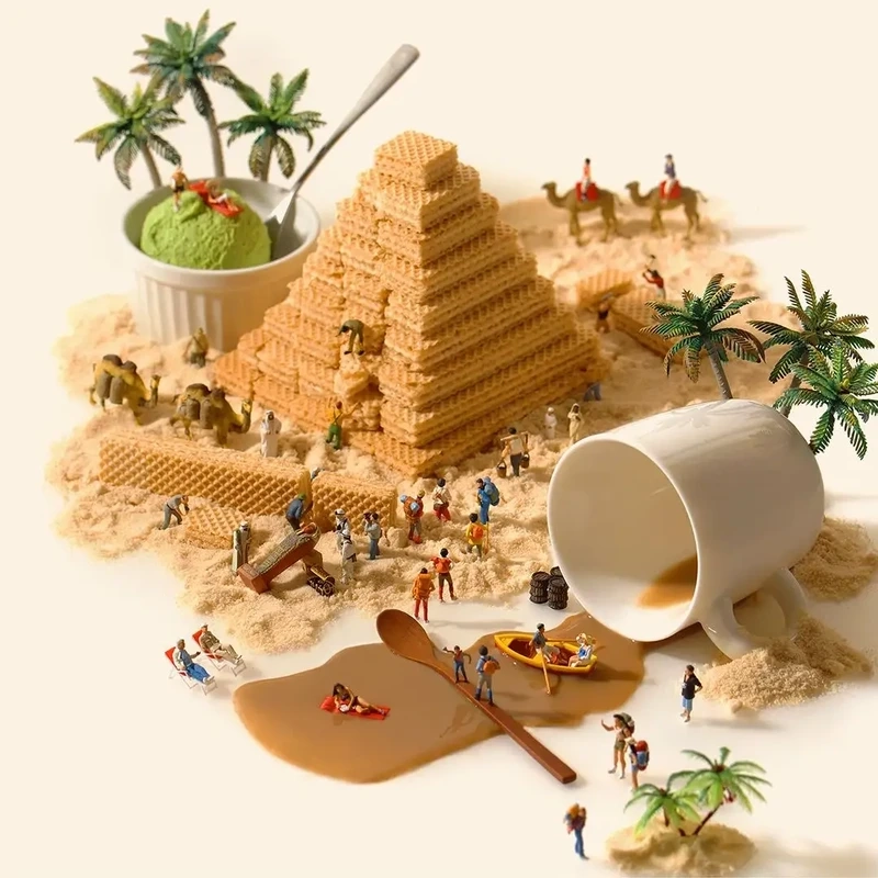 Nghệ thuật tinh tế từ thế giới tí hon cuộc sống người tí hon nghệ thuật