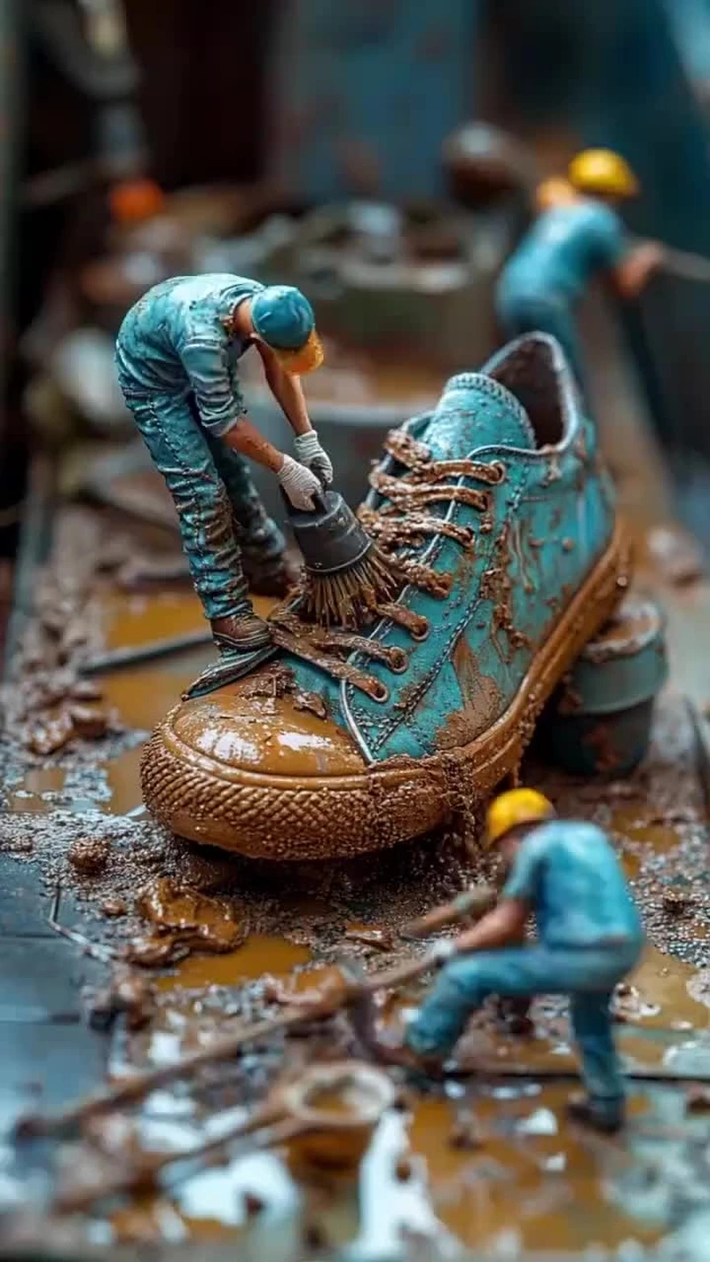 Chụp ảnh sống động và chân thực cuộc sống người tí hon chụp ảnh