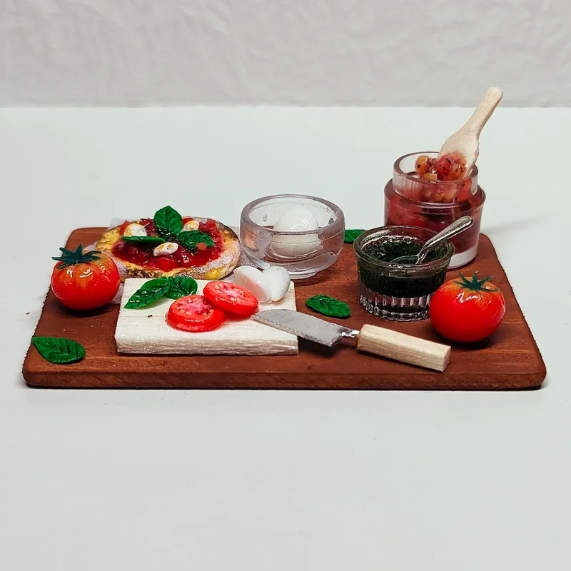 Trang trí bếp xinh với dao thớt nhỏ xinh dễ thương