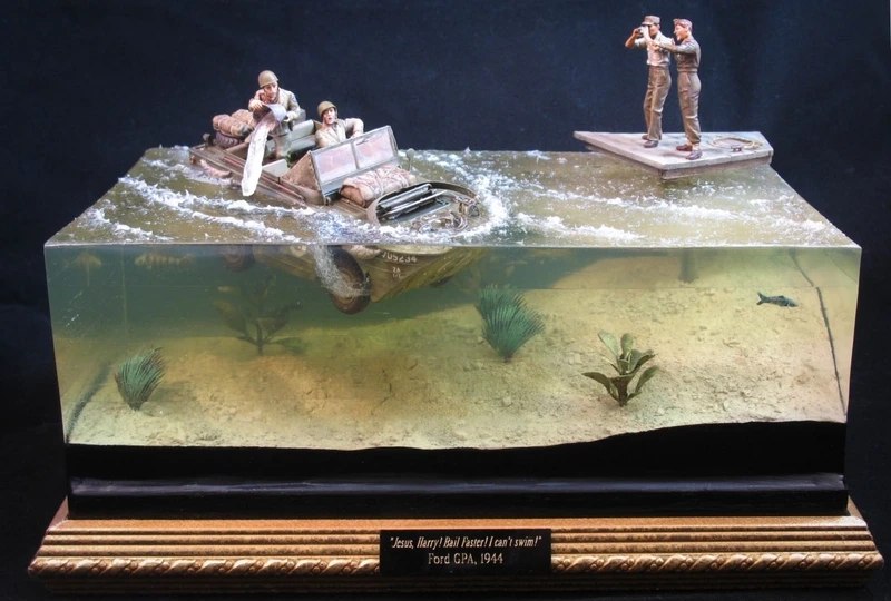 Tận hưởng vẻ đẹp của diorama dưới nước đẹp