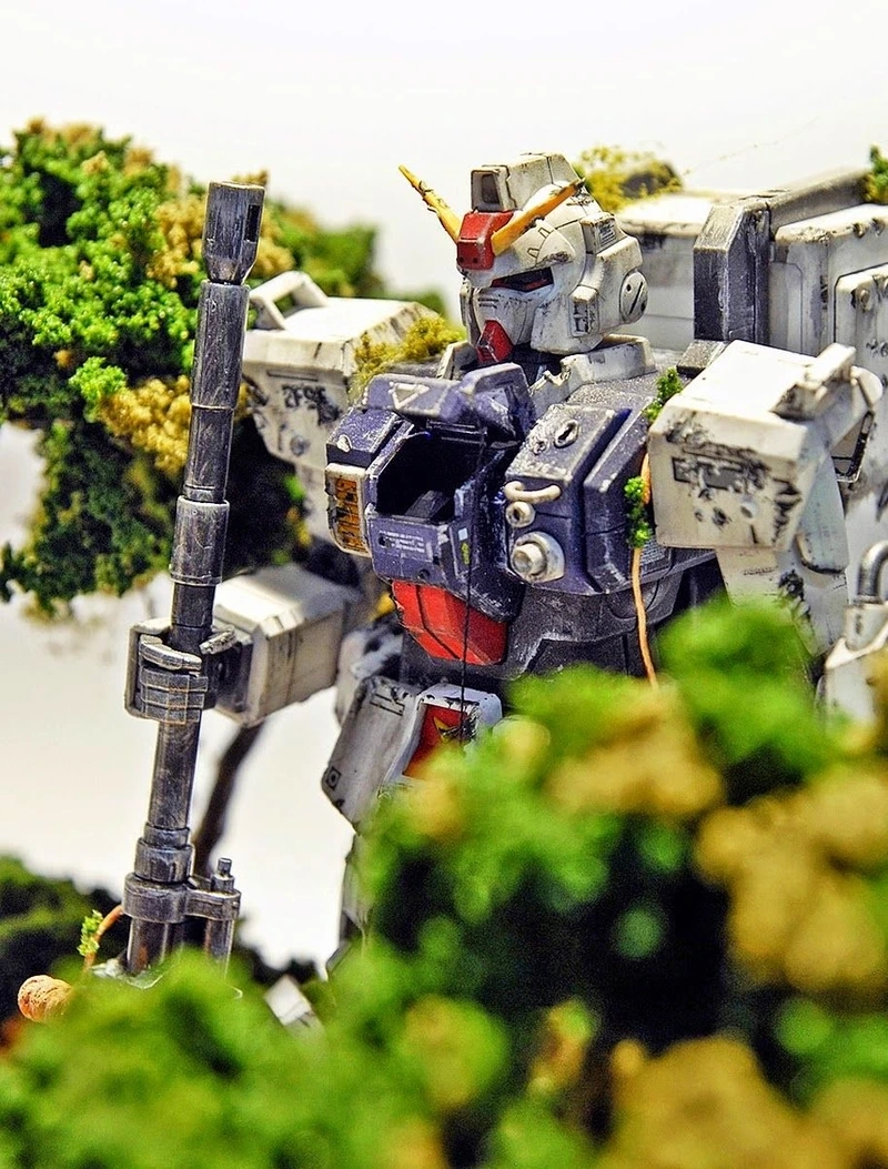Thế giới mô hình tuyệt đẹp diorama gundam đẹp mô hình