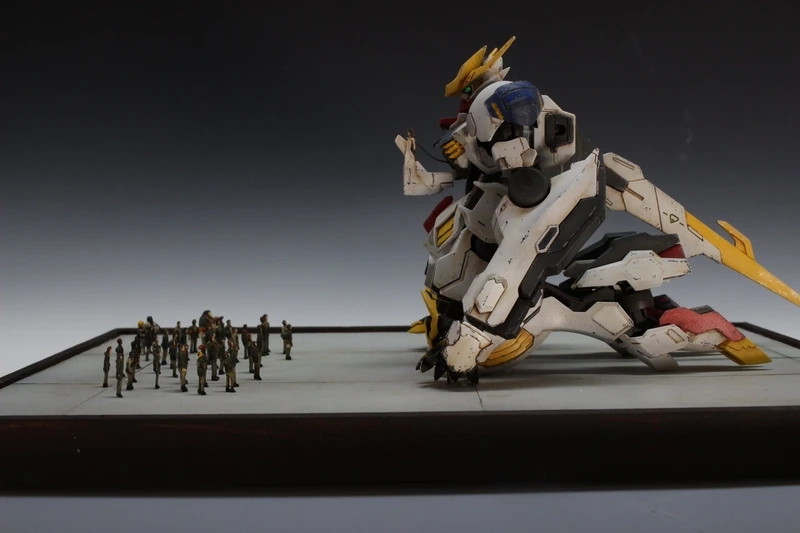 Trải nghiệm 3D sống động từ diorama gundam đẹp 3d