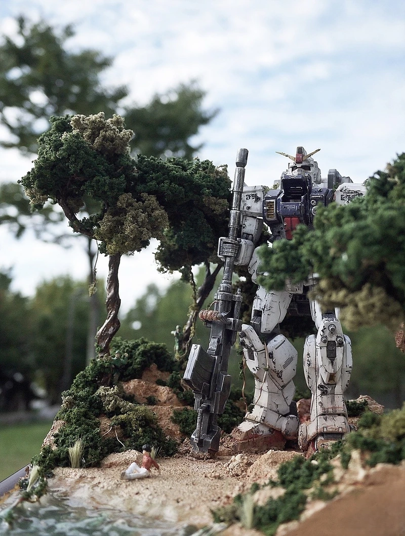 Ý tưởng sáng tạo vô hạn diorama gundam đẹp sáng tạo