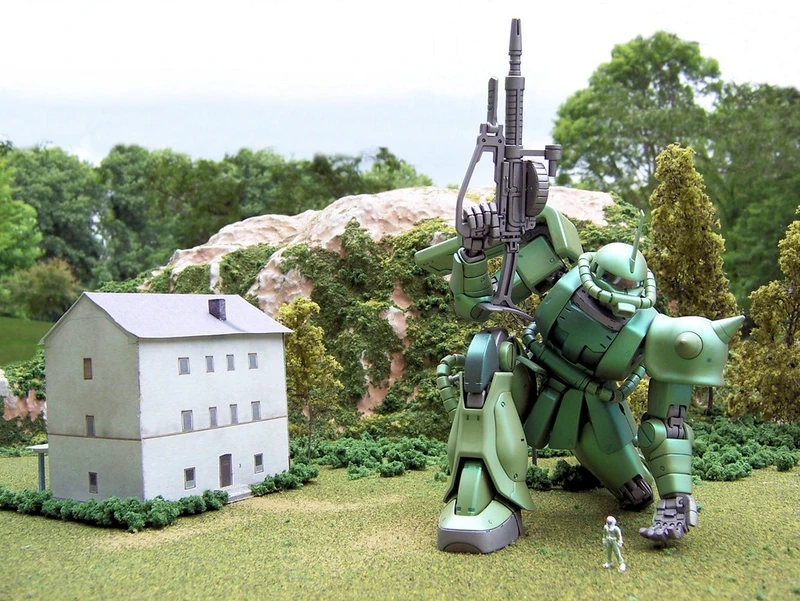 Kỹ thuật tinh vi trong diorama gundam đẹp kỹ thuật