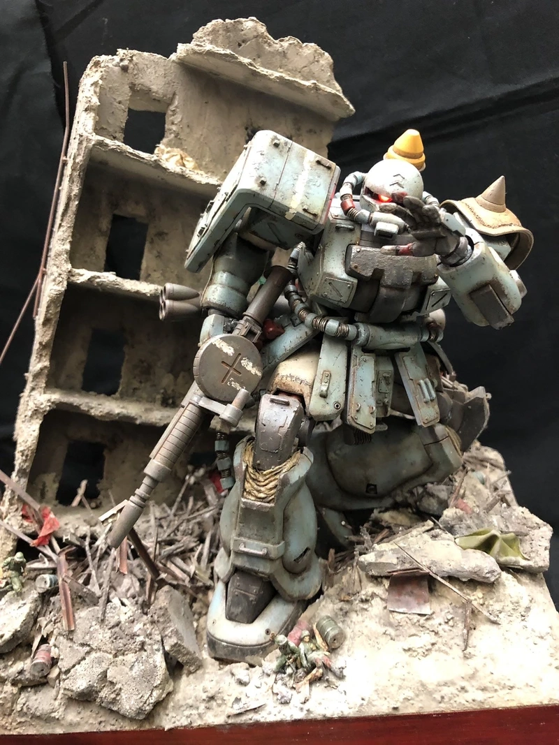 Nghệ thuật tái hiện tuyệt vời diorama gundam đẹp nghệ thuật