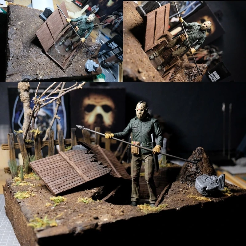 Cảm giác sợ hãi với diorama kinh dị rùng rợn