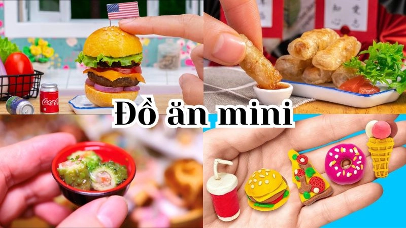Vẻ đẹp tinh xảo của nghệ thuật đồ ăn tí hon