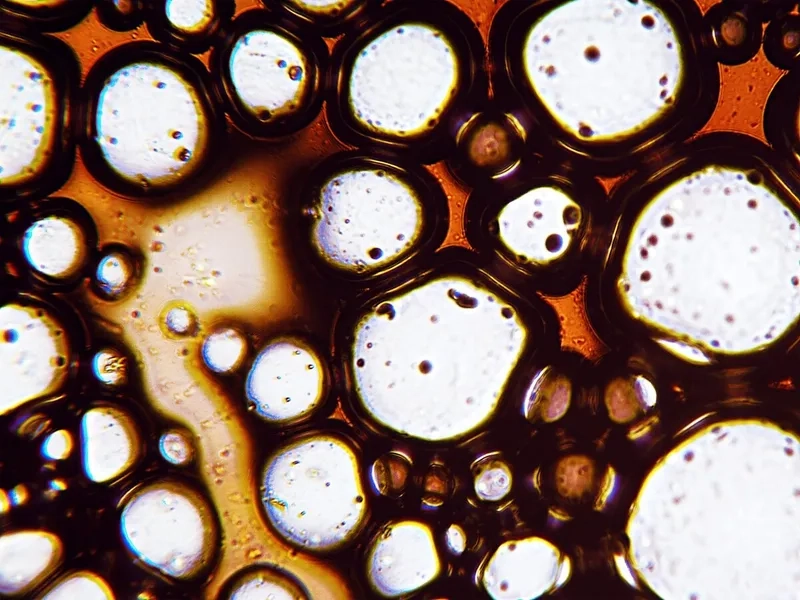 Quan sát giọt nước với vật kính 40x