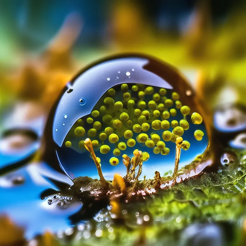 Vi sinh vật trong nước đa dạng và phong phú