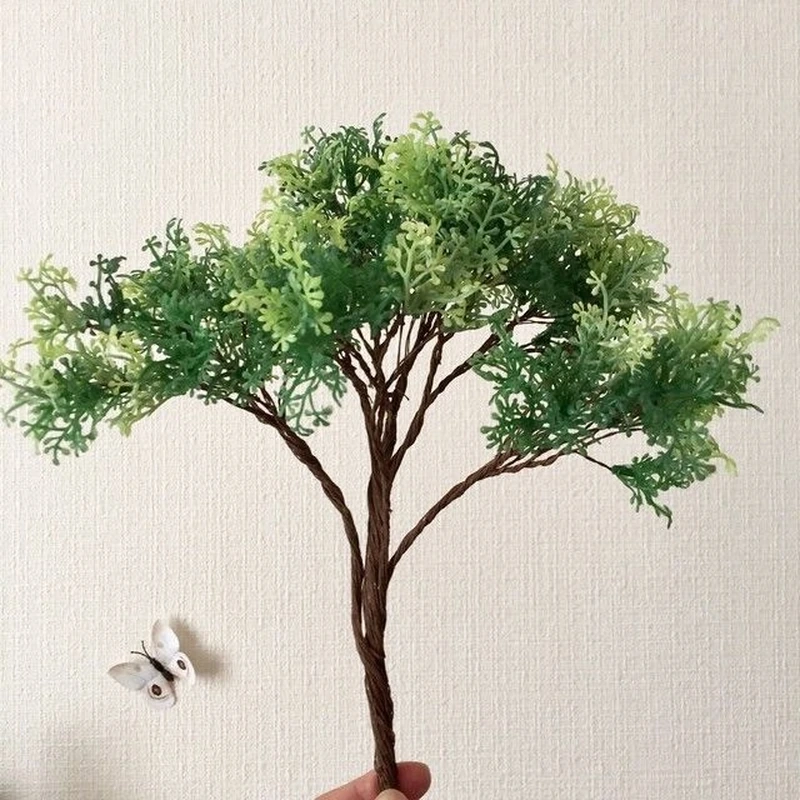 Mô hình chi tiết thu nhỏ nhờ làm cây giả tí hon mô hình