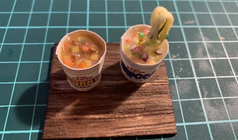 Sáng tạo và vui nhộn với mì tôm mini tạo hình