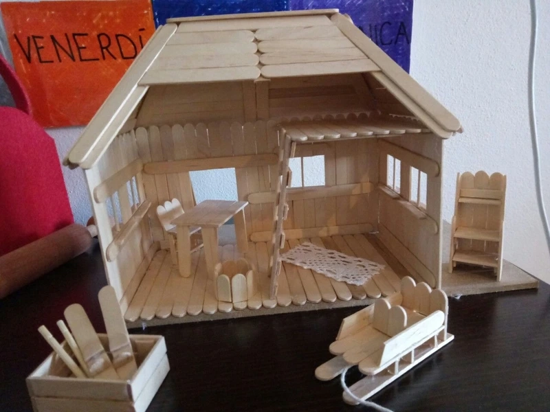 Dễ làm và thú vị nhờ làm nhà bằng que kem dễ làm