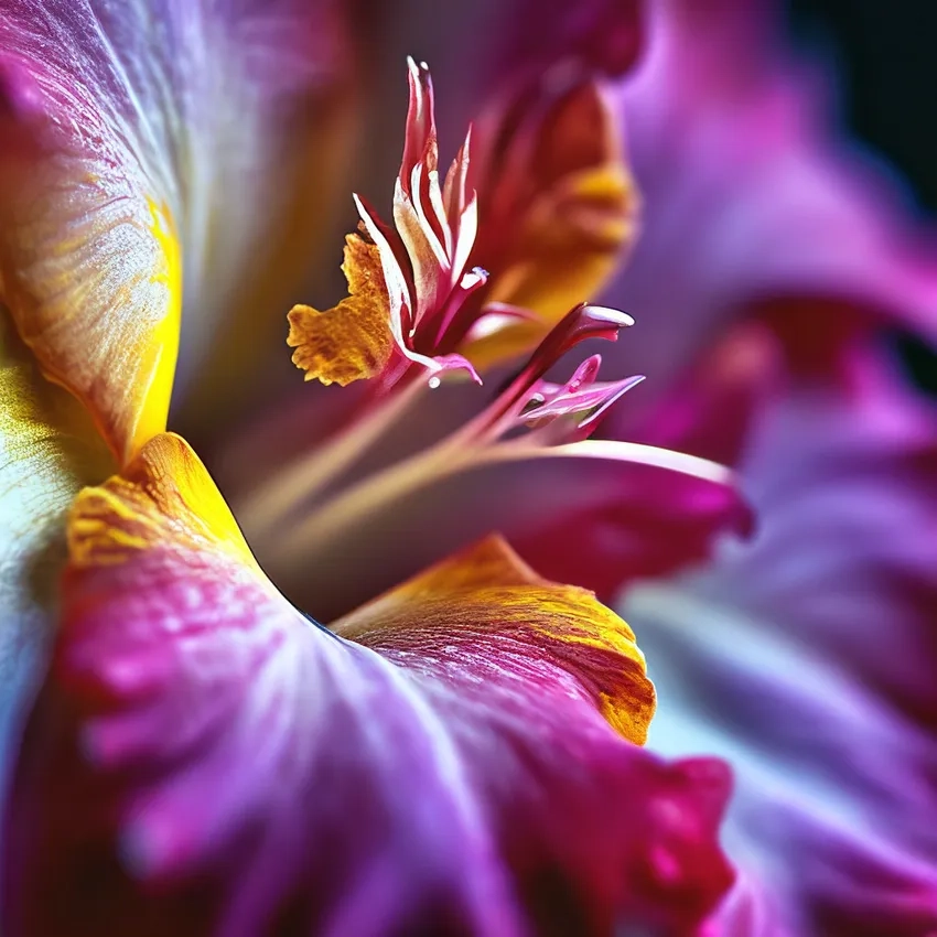 Ảnh hoa close-up ghi lại vẻ đẹp nổi bật