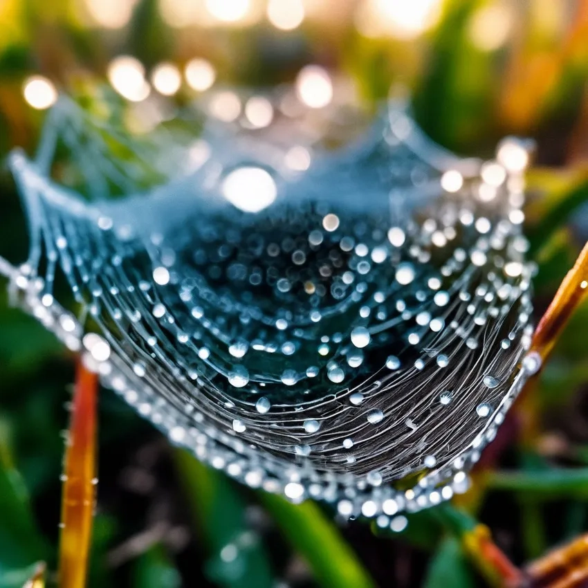 Ảnh ngoài trời mạng nhện hòa cùng ánh sáng tự nhiên