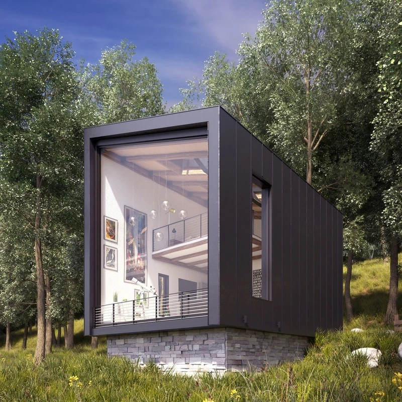 Nghệ thuật sáng tạo qua mô hình ngôi nhà trong rừng nghệ thuật