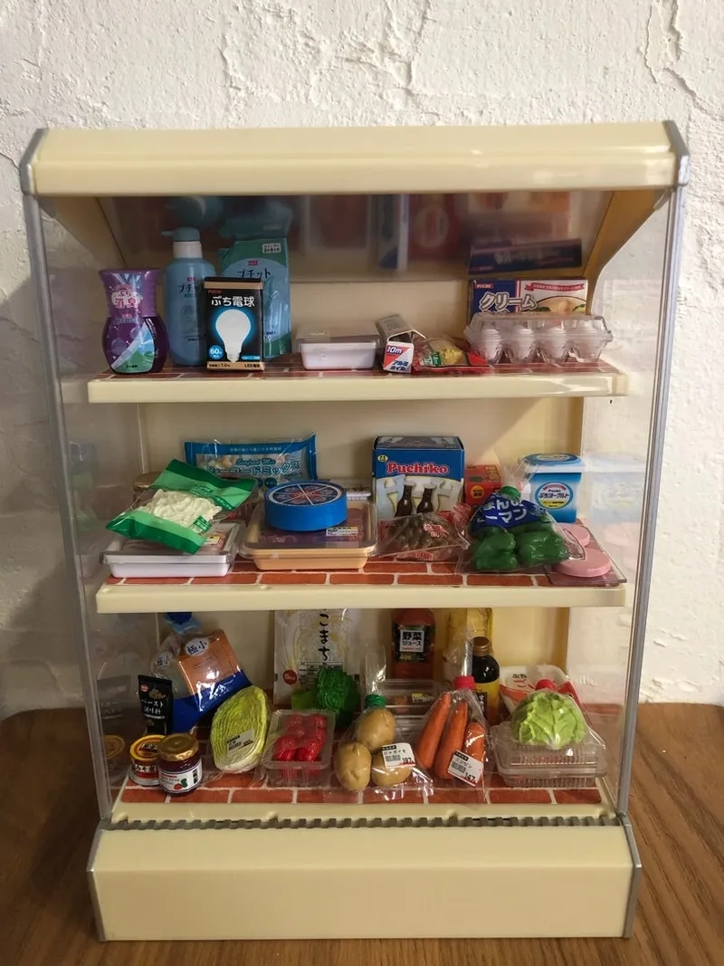 Sáng tạo tinh tế với mô hình siêu thị đất sét handmade