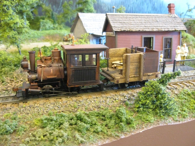 Siêu nhỏ nhưng chi tiết mô hình xe lửa mini siêu nhỏ