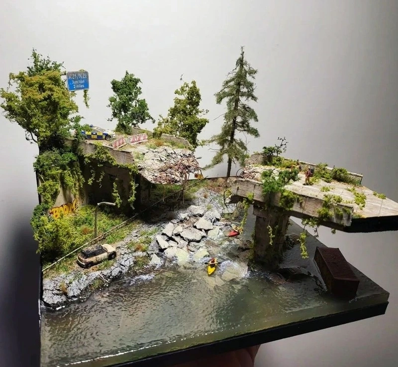 Tinh xảo từng đường nét của nghệ thuật diorama handmade