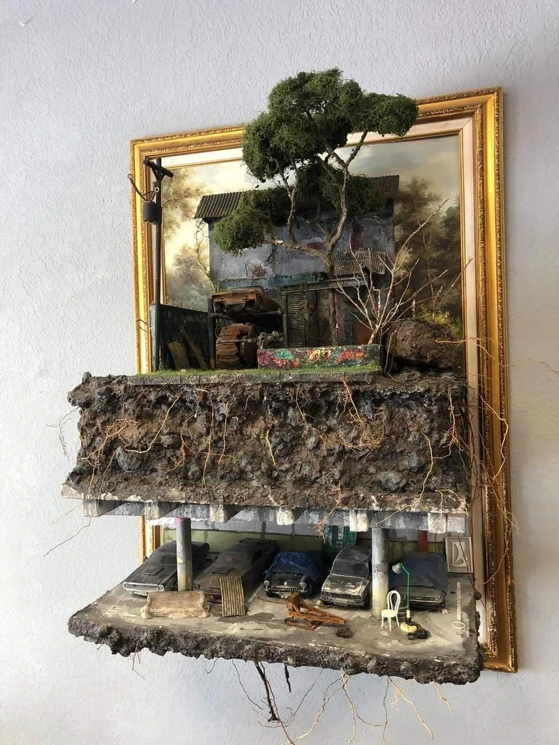 Ranh giới mơ và thật từ nghệ thuật diorama siêu thực