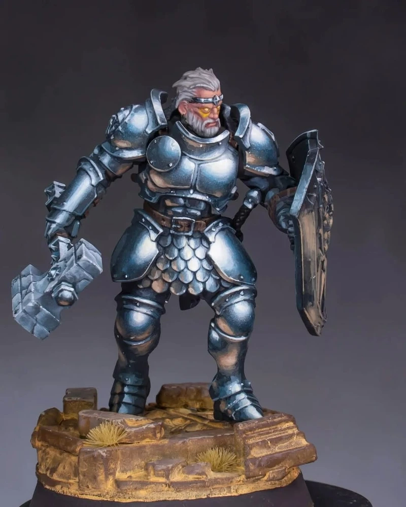 Resin dễ sơn nhờ sơn mô hình tí hon nhựa resin