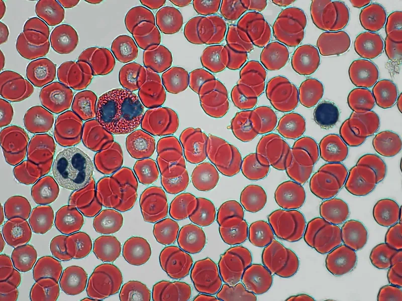 Hình ảnh tế bào máu nhuộm Giemsa