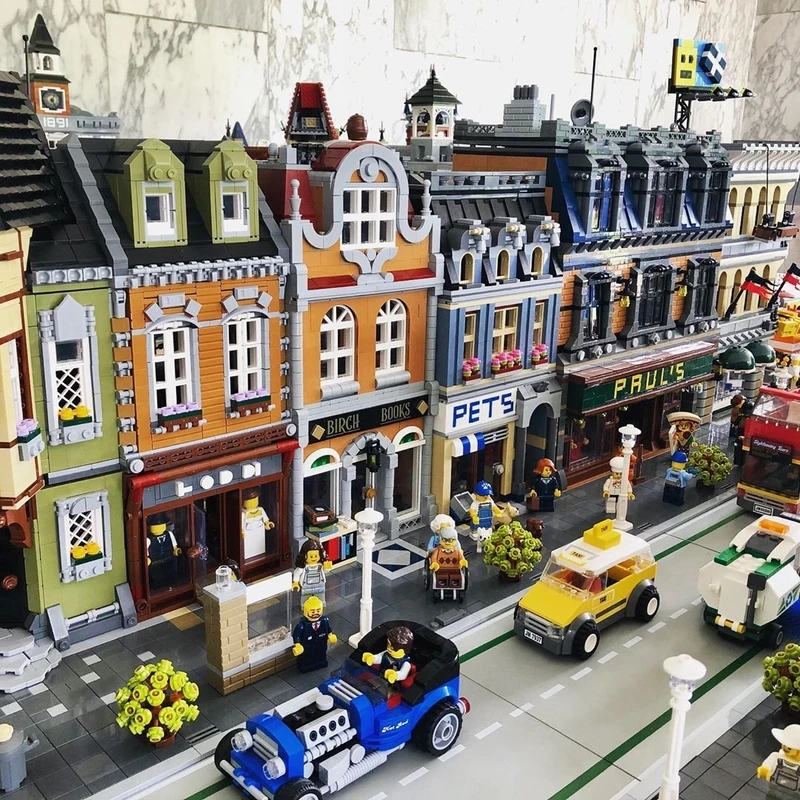 DIY dễ dàng và thú vị thành phố lego tí hon tự làm