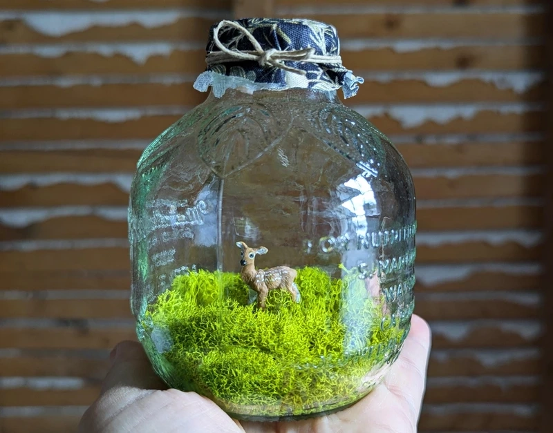 Handmade sáng tạo qua tiểu cảnh trong hũ thủy tinh handmade