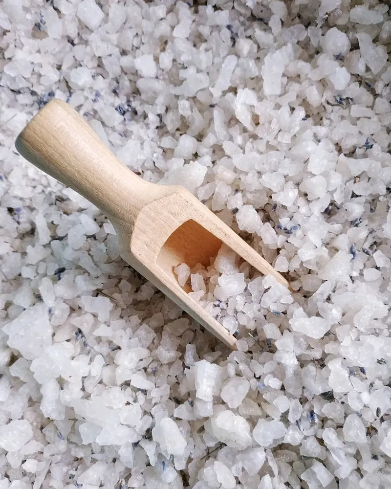 Muối nở dưới kính hiển vi