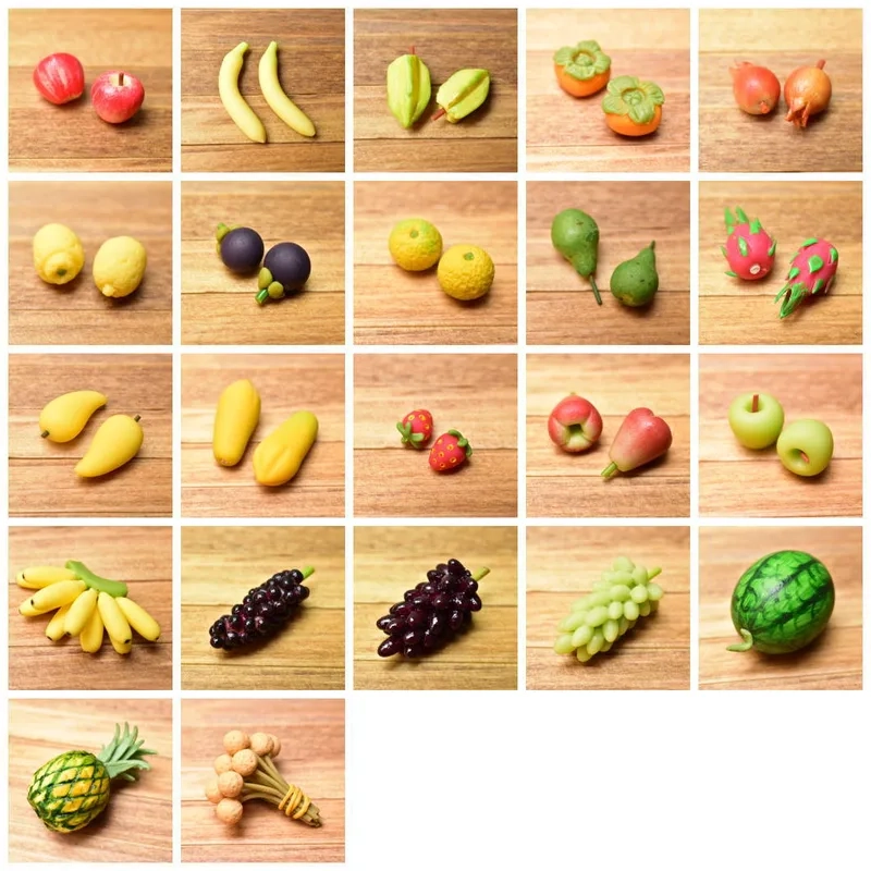 Thỏa sức sáng tạo với trái cây đất sét tự khô