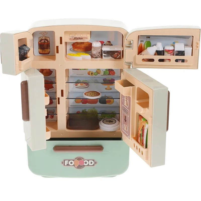 Bé thích mê đồ chơi tủ lạnh mini xinh xắn