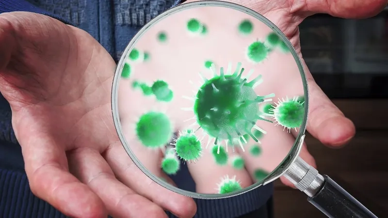 Vi khuẩn trên điện thoại và tay