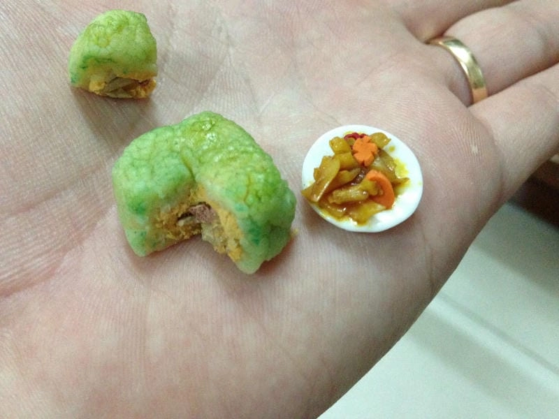 Bánh chưng tí hon truyền thống Việt Nam thu nhỏ độc đáo