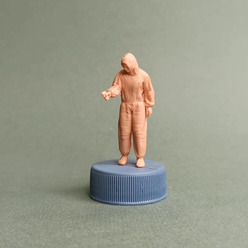 Mô hình người tí hon 1:64 trưng bày tăng chiều sâu cảnh