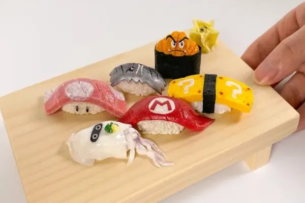 Khám phá cách làm sushi tí hon xinh xắn từ đất sét