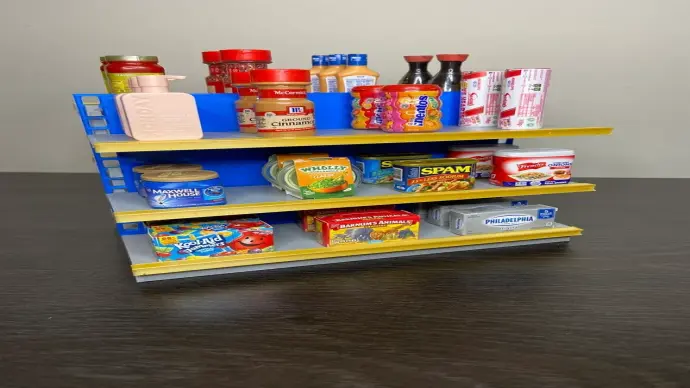 Mô hình siêu thị mini độc đáo cho các món ăn mini đáng yêu