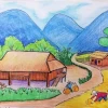 Hướng dẫn cách vẽ thiên nhiên tươi đẹp cho người mới bắt đầu
