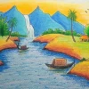 Vẽ tranh phong cảnh thiên nhiên đơn giản: Hướng dẫn chi tiết cho người mới bắt đầu