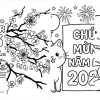 Khám Phá Hoạt Động Tô Màu Thiệp Chúc Tết Sáng Tạo