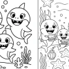 Khám phá Thế giới Baby Shark Tô Màu Cho Bé Sáng Tạo