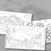 Tranh Tô Màu Chủ Đề Thiên Nhiên Khơi Dậy Sáng Tạo Cho Bé