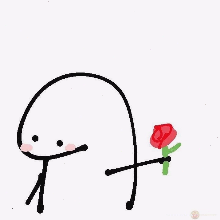Ảnh meme tặng hoa hài hước thể hiện biểu cảm bất ngờ