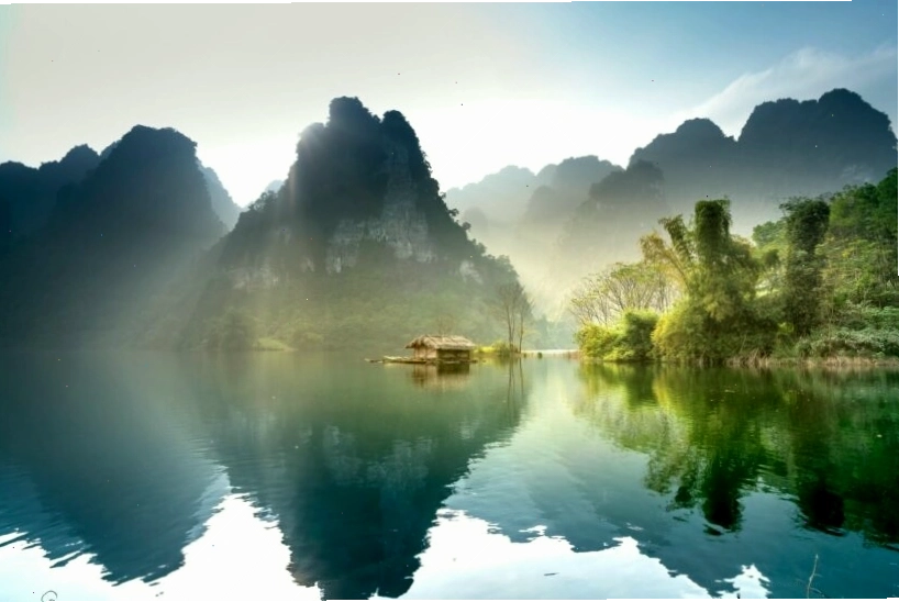 Avatar phong cảnh biển với bầu trời hoàng hôn