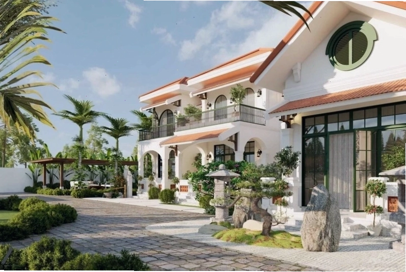 Ban công trồng cây xanh tươi mát