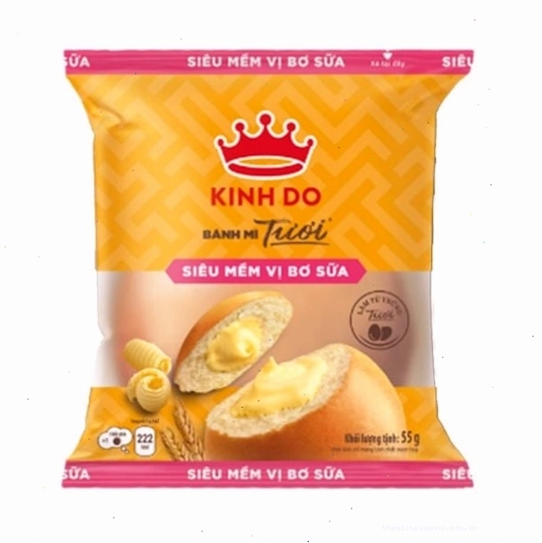 Bánh mì tươi Kinh Đô nhân bơ sữa tiện lợi