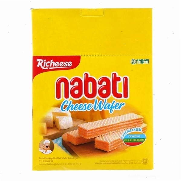 Bánh xốp Nabati nhân phô mai giòn xốp